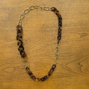 Ann Taylor Brown and Gold Necklace